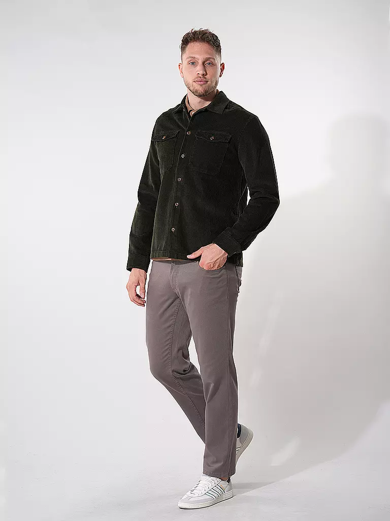 JACK & JONES Overshirt JJEEDDIE olive