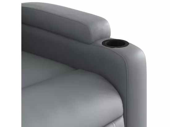 Fauteuil inclinable Gris Similicuir