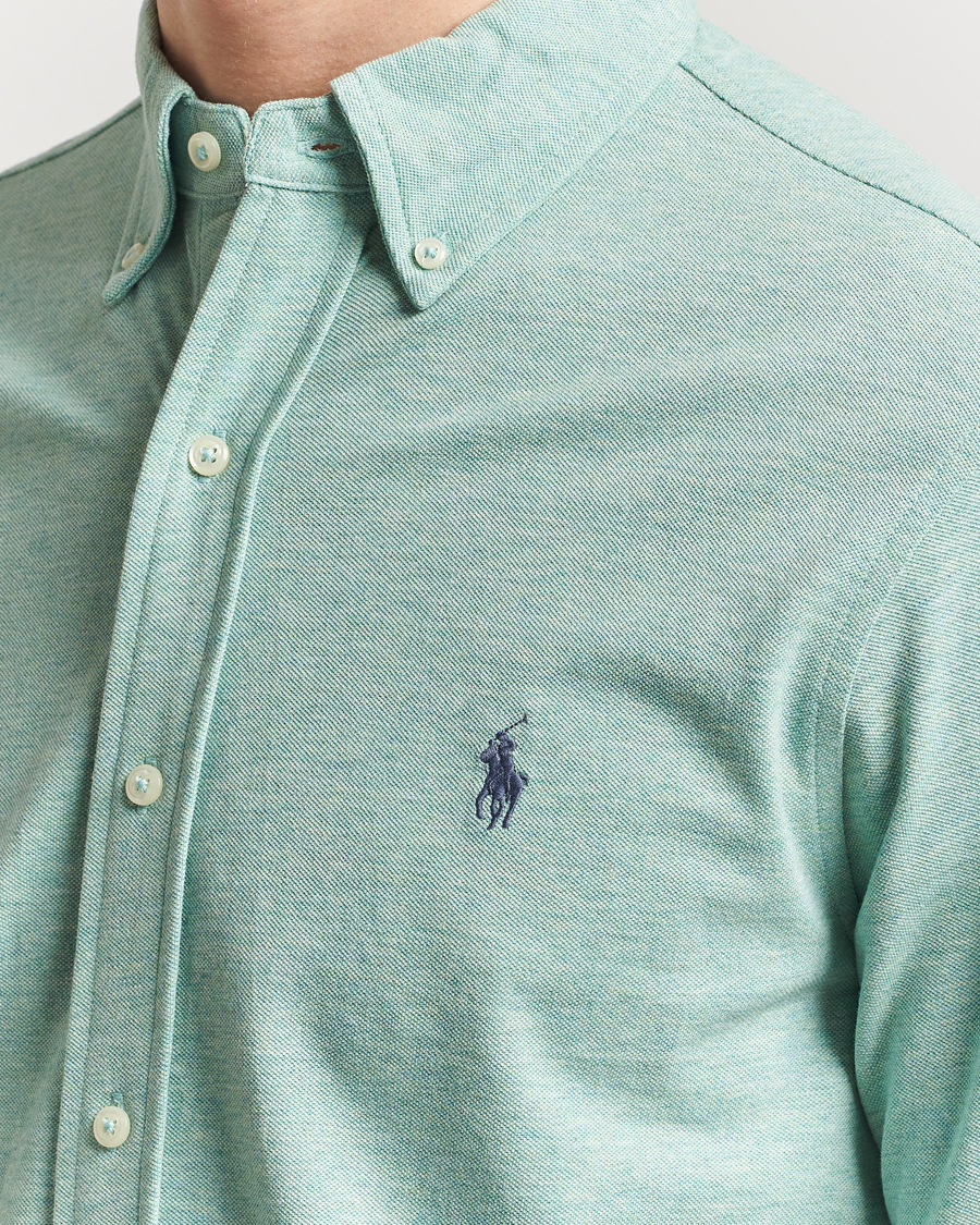 Polo Ralph Lauren Featherweight Mesh Shirt Celadon Heather