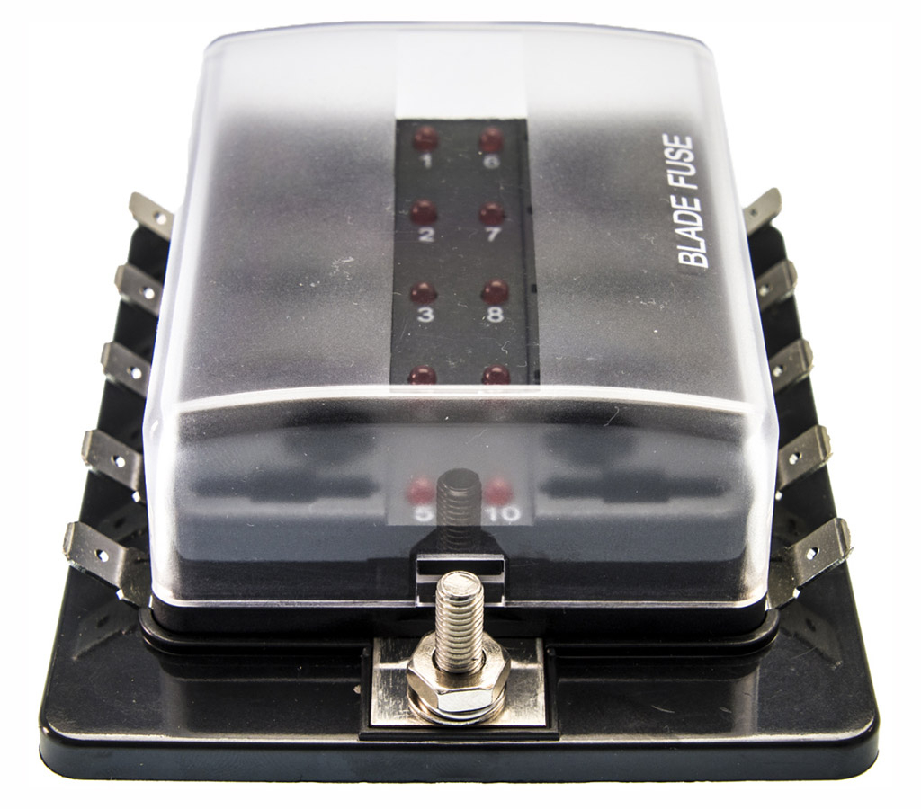 BBA 10-weg LED zekering verdeelbox