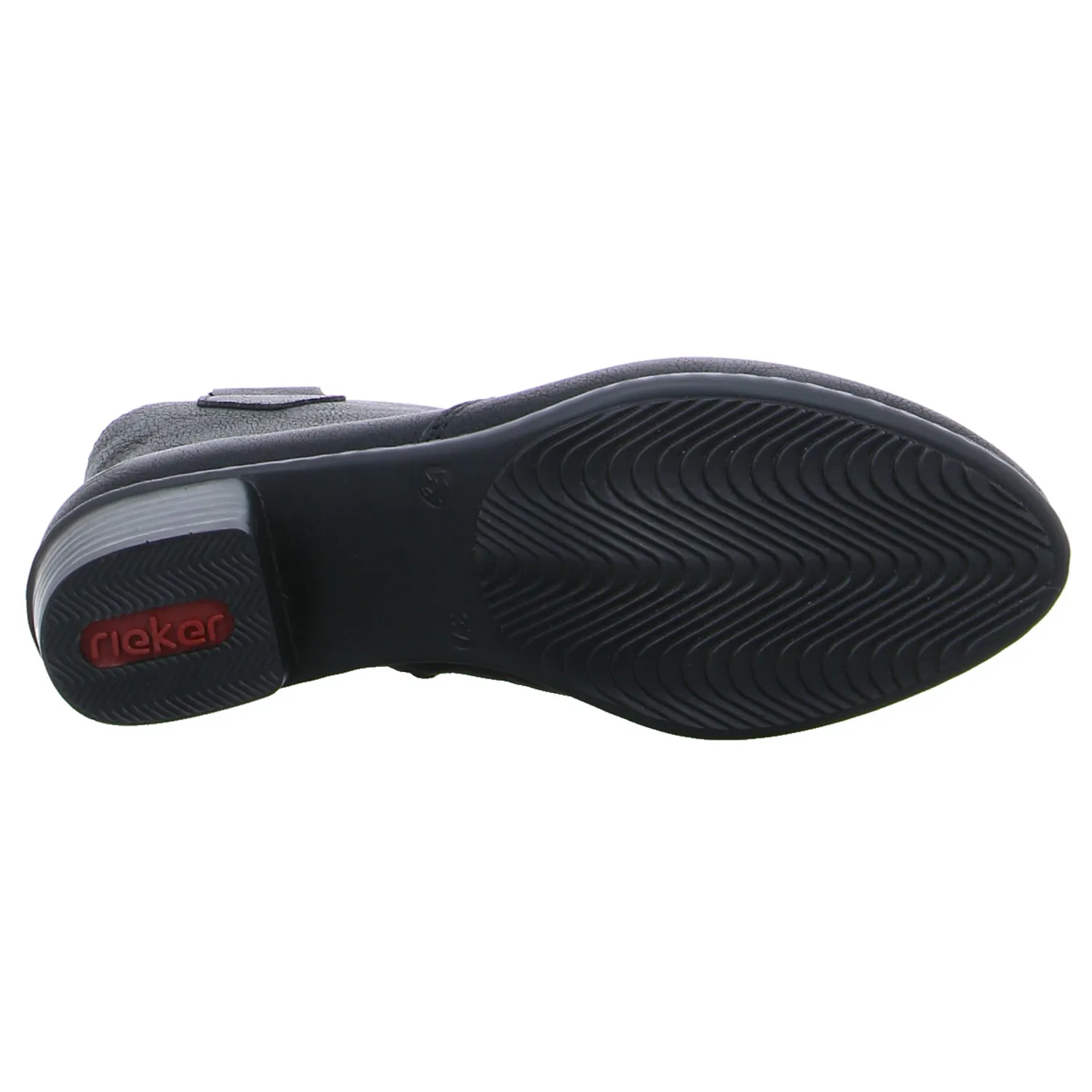 RIEKER Stiefelette Schwarz Lederimitat
