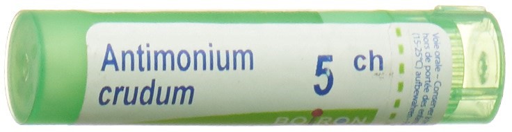 Boiron Antimonium crudum 5 CH<br>4 g, Granulat