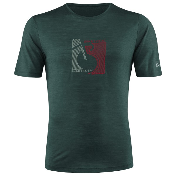 Löffler - Printshirt Bike Merino-Tencel - Haut en mérinos