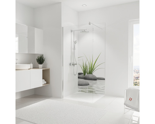 Doucheachterwand SCHULTE Decodesign Zen fotostenen gras 210 x 90 cm LW1900921 632