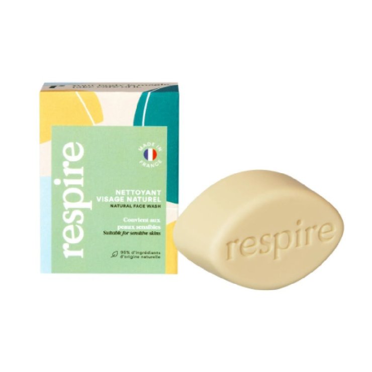 Nettoyant visage naturel solide 50g Respire