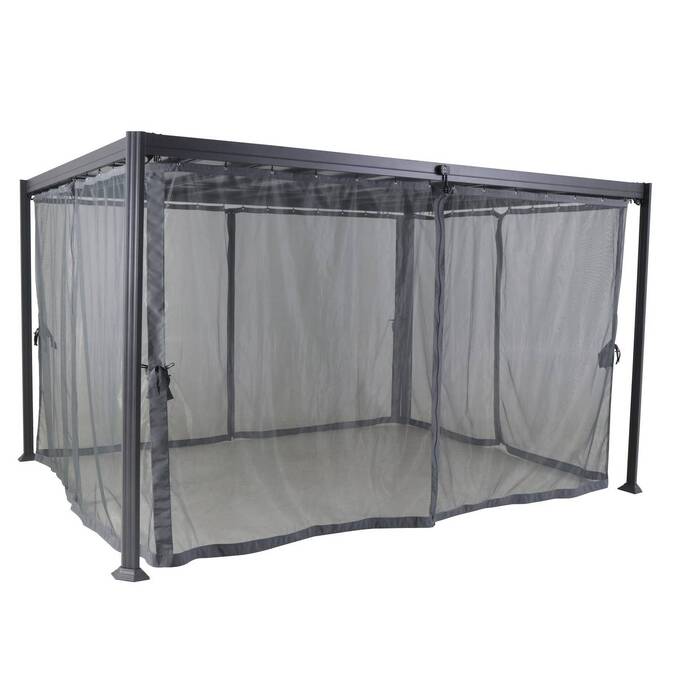Moustiquaire pour pergola BELIZE Ardoise