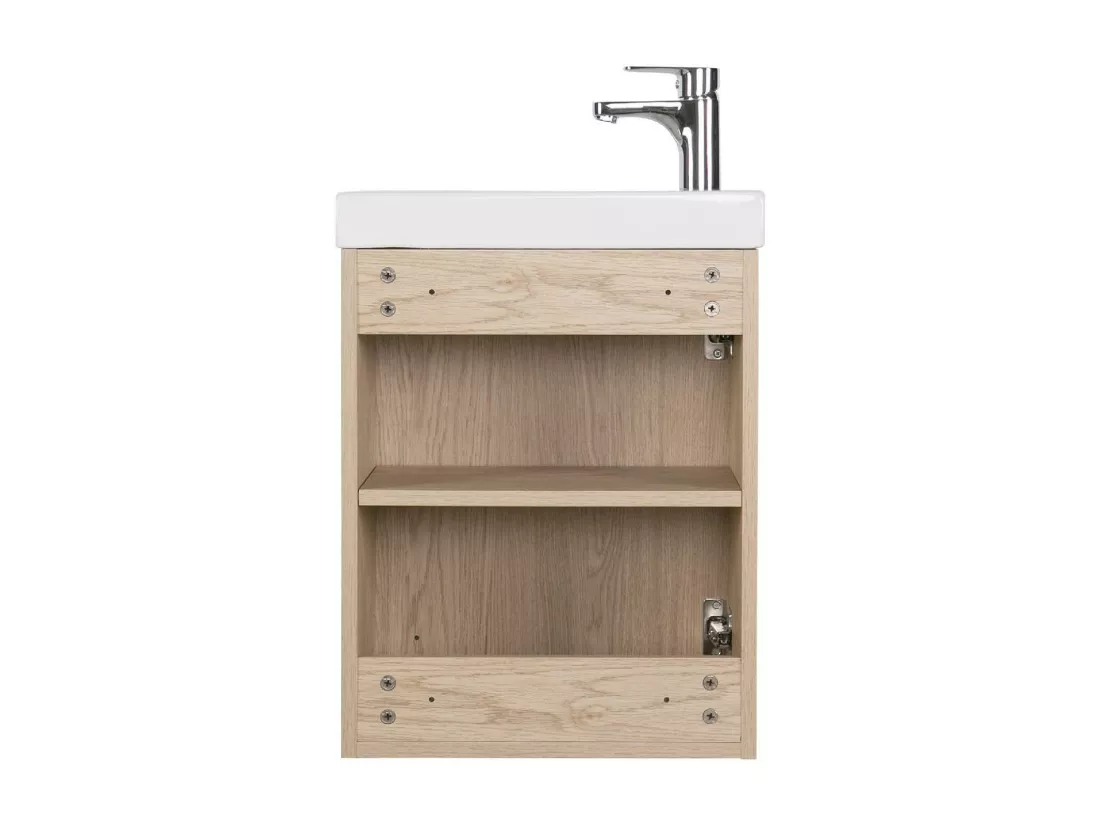 Ensemble meuble lave-mains FRAME + robinet TAP + miroir PEPPER