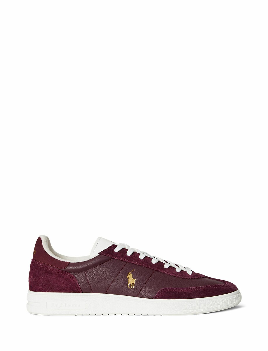 POLO RALPH LAUREN<br>Tênis de couro Bedford PP