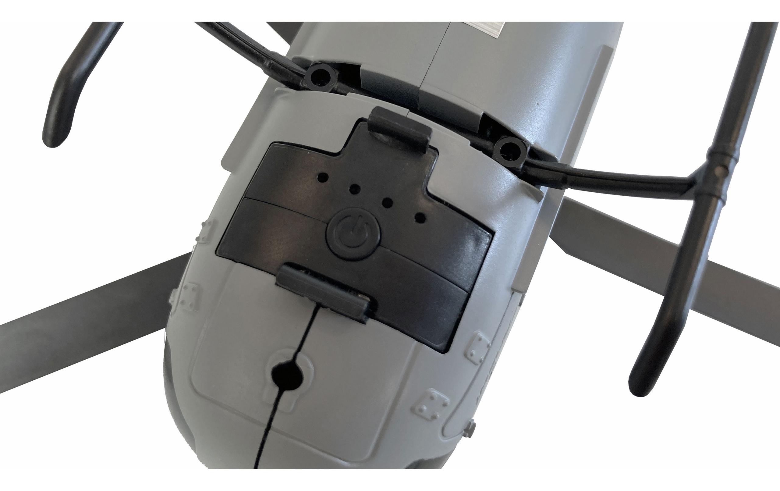 Helikopter AFX-105 Grau, 4-Kanal RTFBo 105 Single-Rotor Heli für Einsteiger