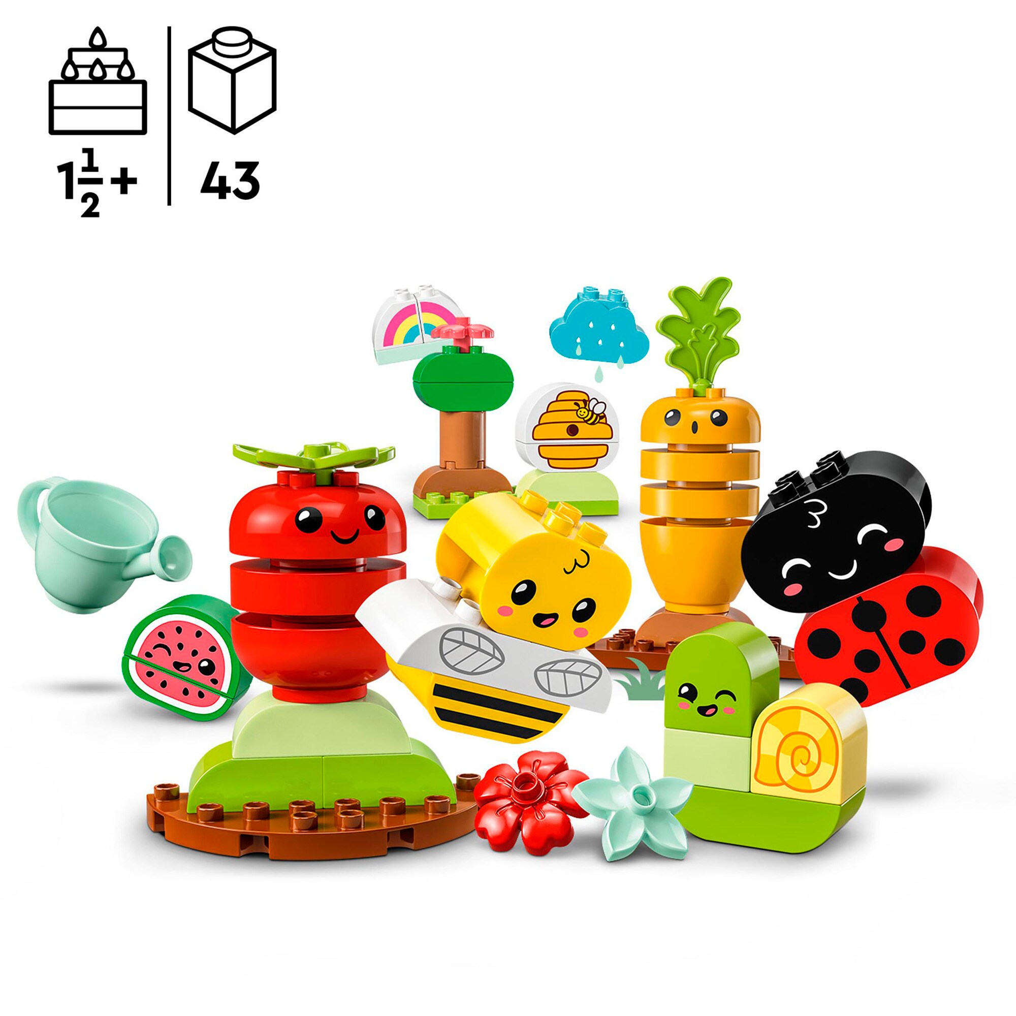LEGO Konstruktionsspielzeug DUPLO Biogarten