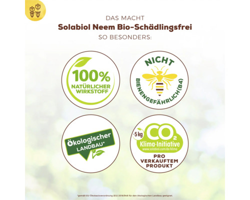 Ongediertevrij organisch neem solabiol concentraat, 60 ml