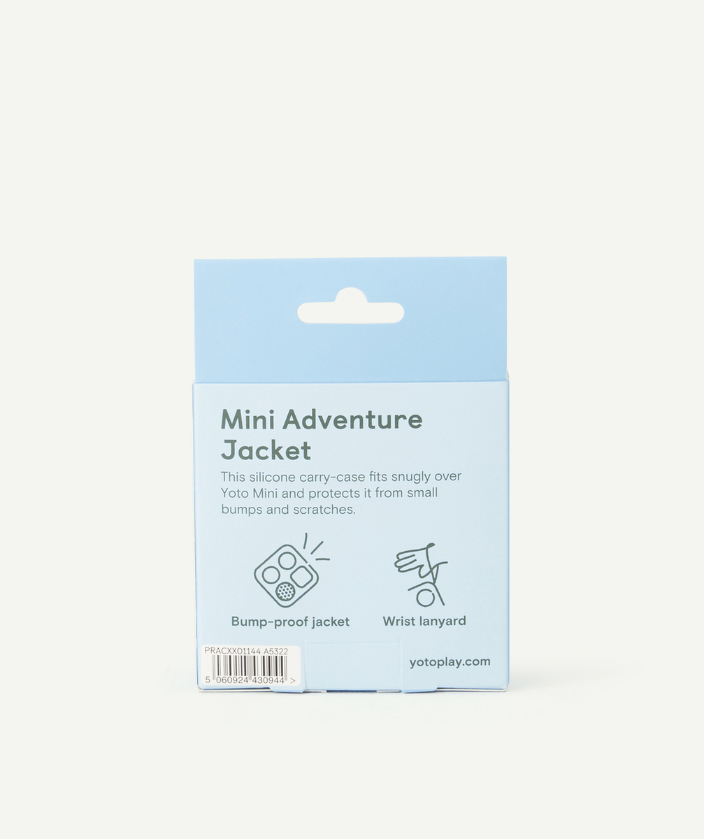 YOTOÉTUI EN SILICONE MINI ADVENTURE JACKET BLEU
