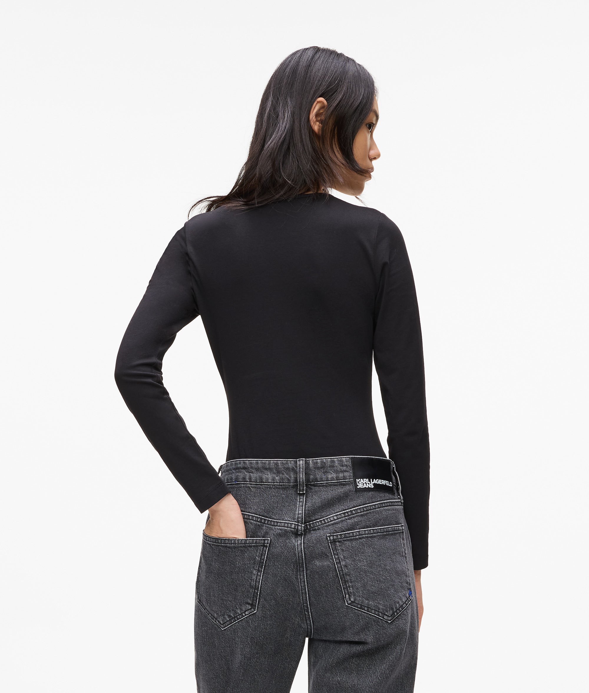 Bodysuit met lange mouwen