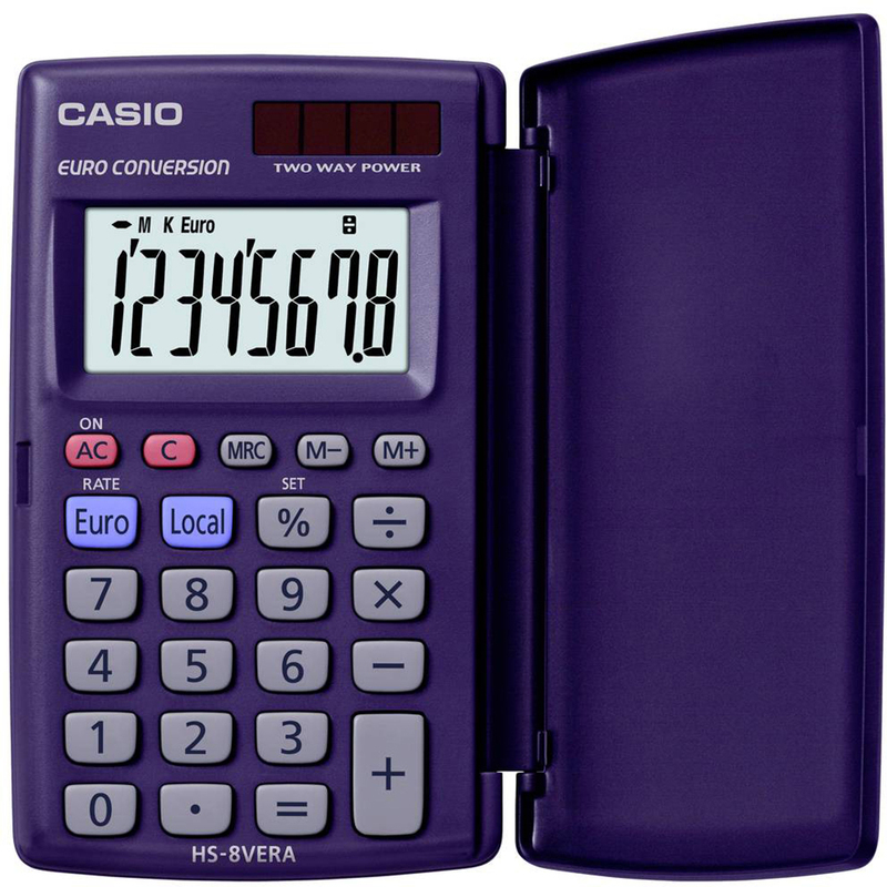 Casio Taschenrechner HS-8VERA, dunkelblau