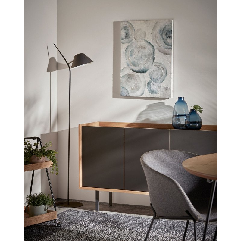 Lampadaire Aurelia noir