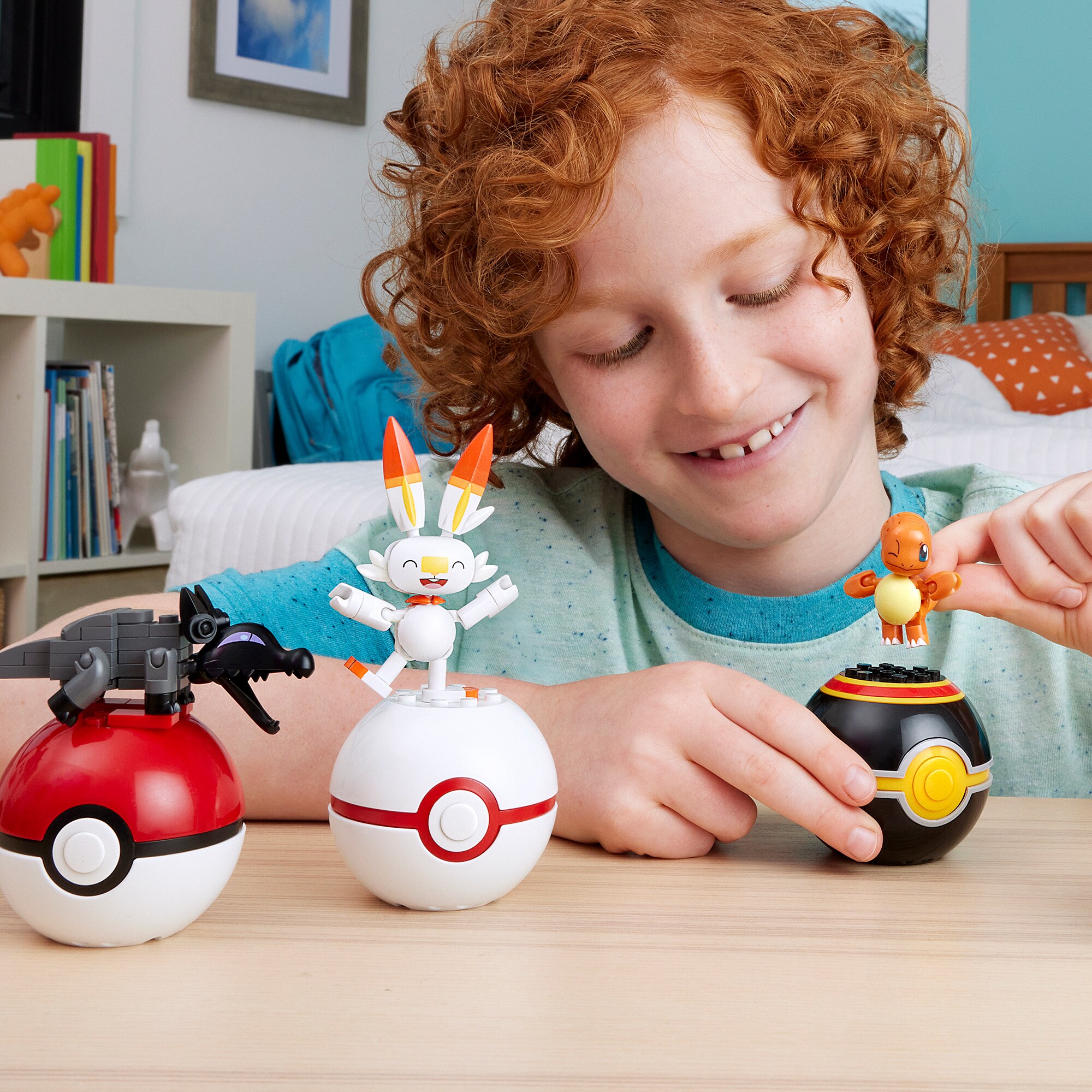 Mattel Konstruktionsspielzeug MEGA Pokémon Vulpix Evolution Set
