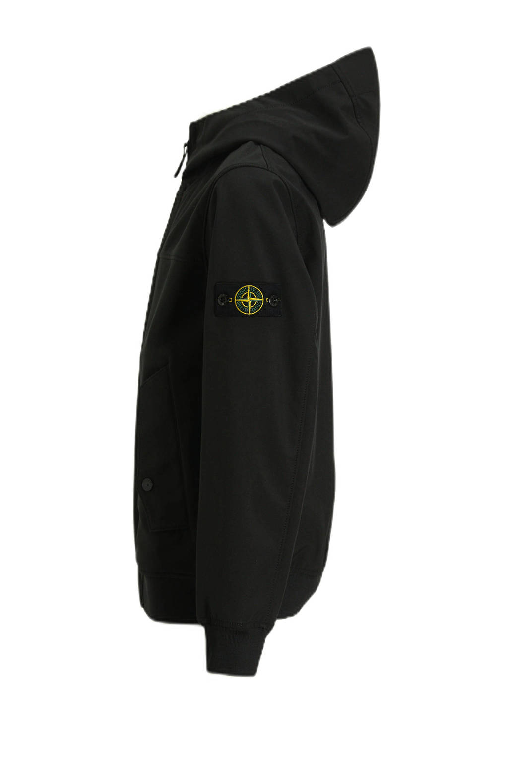 Stone Island softshell jas zwart