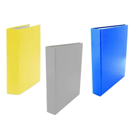 Livepac Office Ringbuch DIN A5, 2-Ring, 3 Stück, je 1x in hellblau, grau und gelb