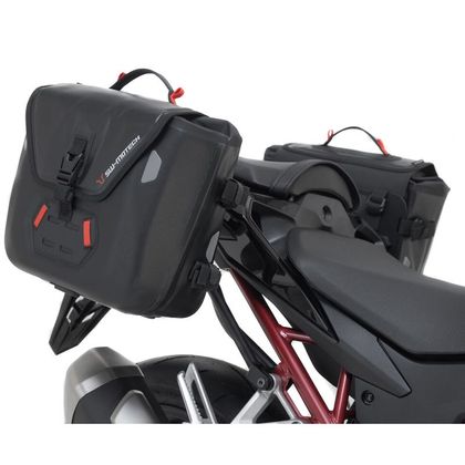 Sacoches cavalières SW-MOTECH SysBag WP M/S complet avec support - Noir