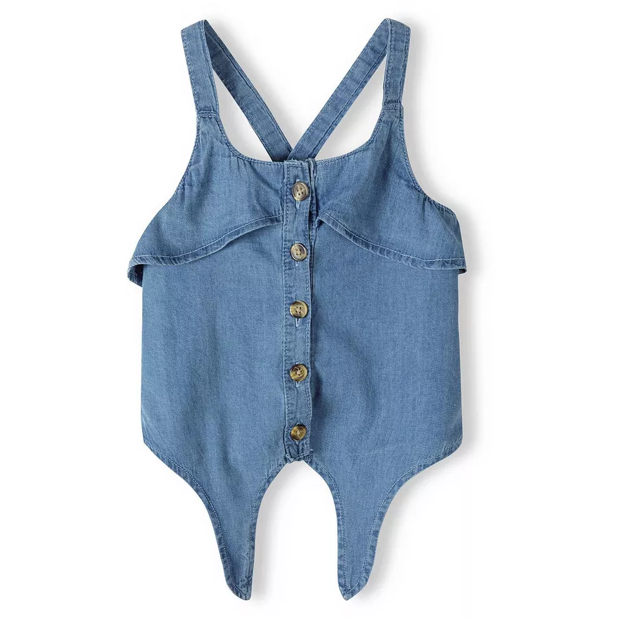 MINOTI Top und Shorts im Set Denim-Blau