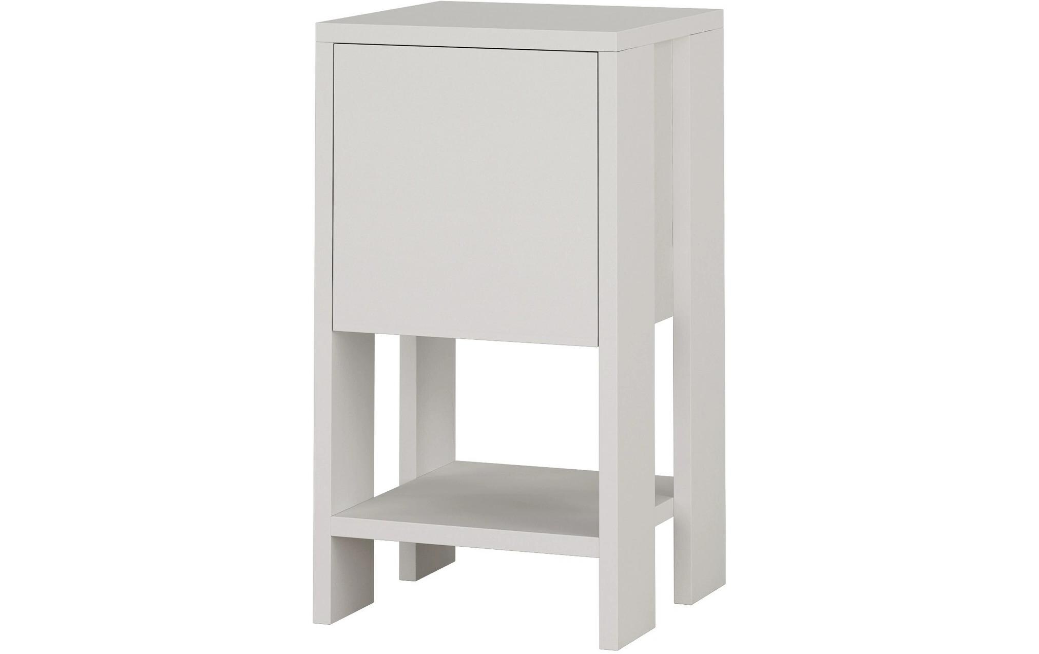 Nachttisch Ema 30 x 55 x 30 cm, WeissNachtschrank