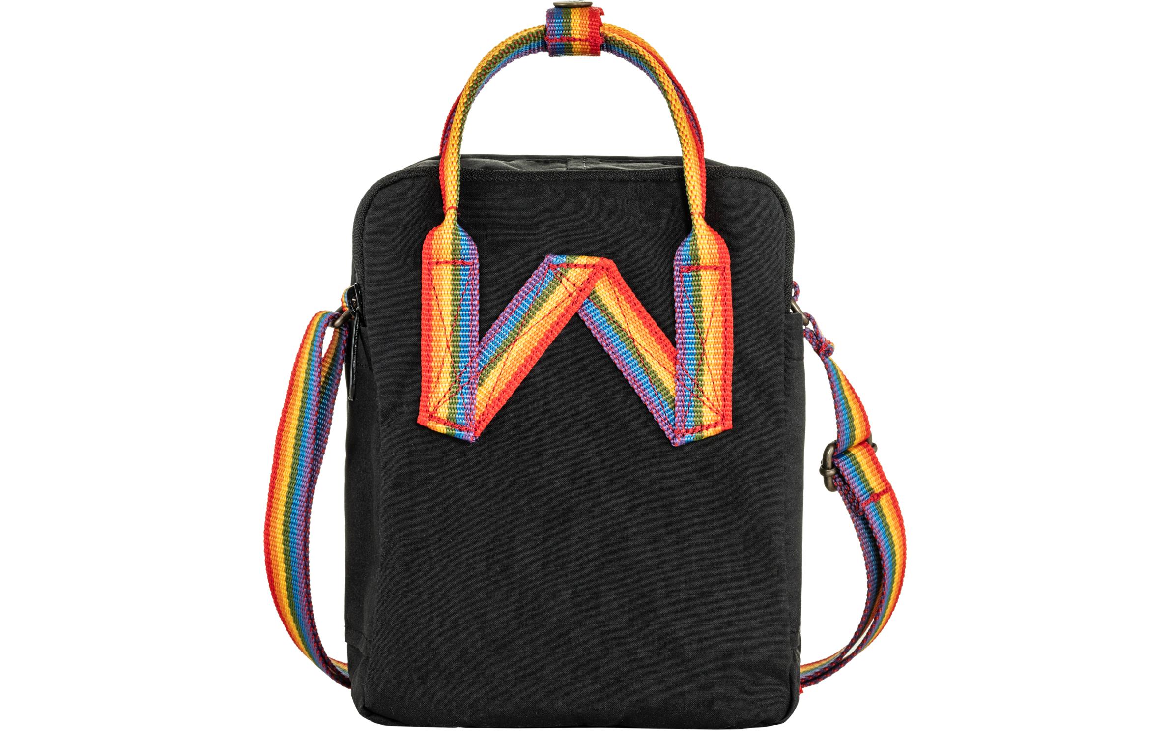 Schultertasche Kanken Rainbow Sling 2.5 lSchultertasche mit Regenbogen-Schultergurten