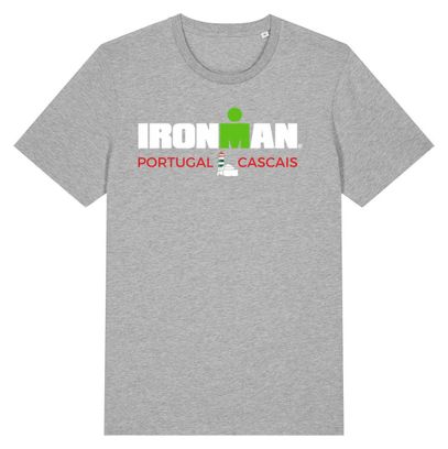 T-Shirt Manches Courtes Ironman Portugal-Cascais Gris Homme