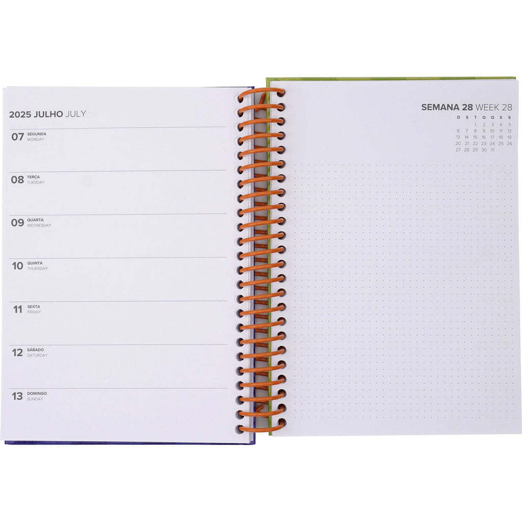 Agenda A5 2025 16 meses Semanal Note!