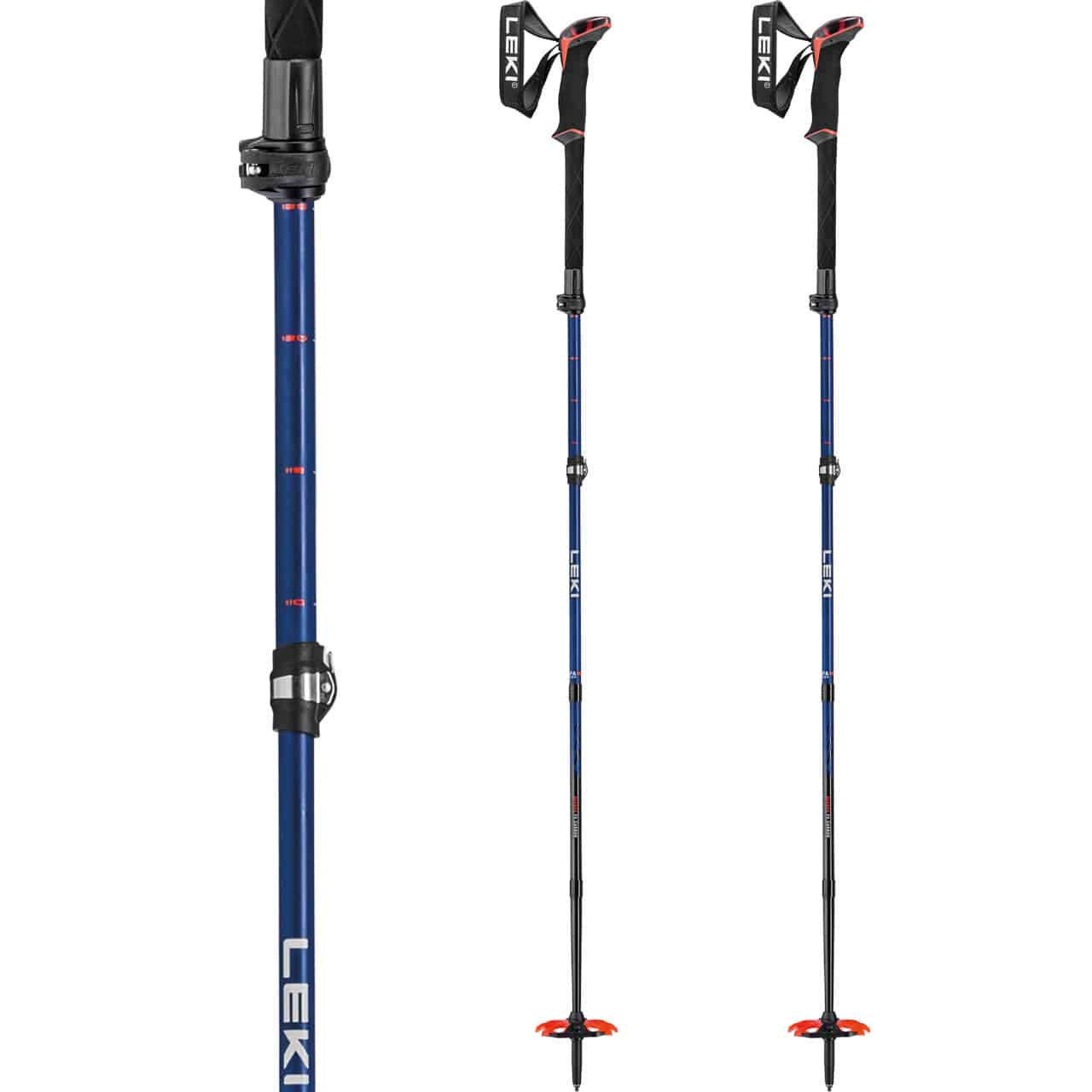Leki Sherpa FX Carbon midnight blue/darkblue/bright red | Leki Alpin Skistöcke | Leki | L | MARKEN | XSPO