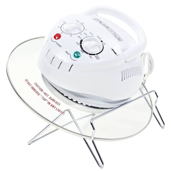vidaXL Halogen konveksjonsovn med forlengelsesring 1400 W 17 L