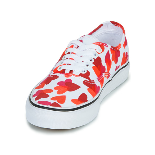 Vans - AUTHENTIC - Blanc / Rouge