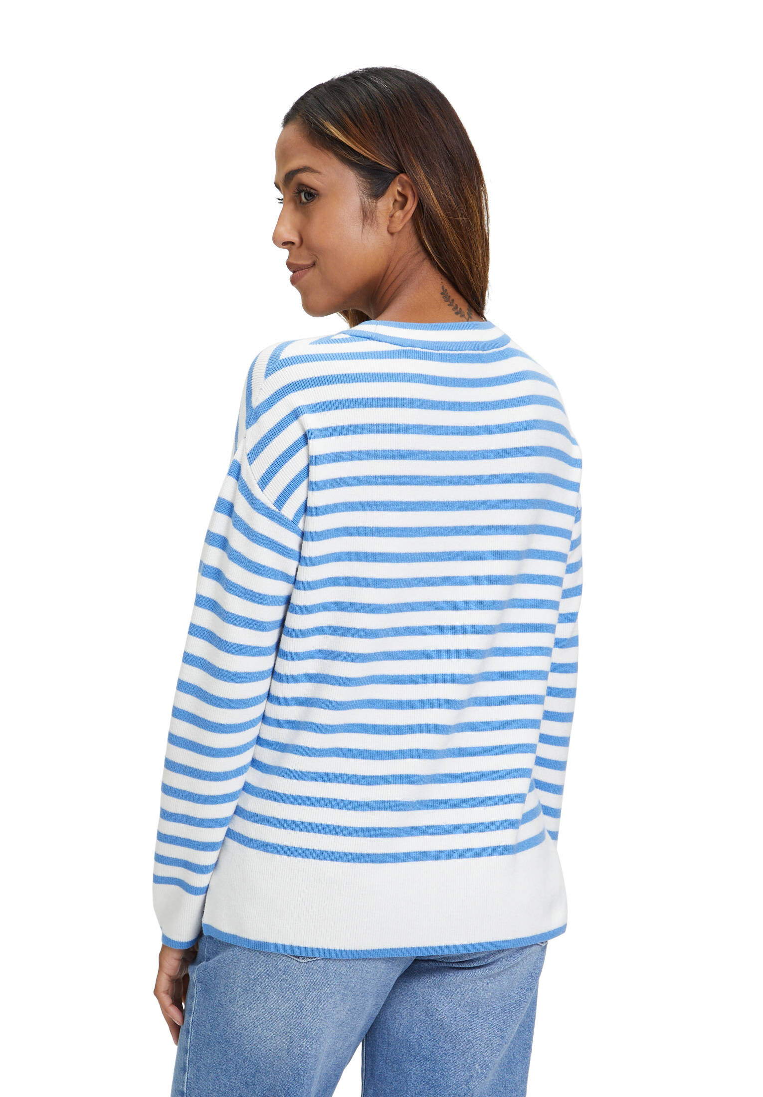 Betty & Co| Damen Strickpullover mit Rundhalsausschnitt