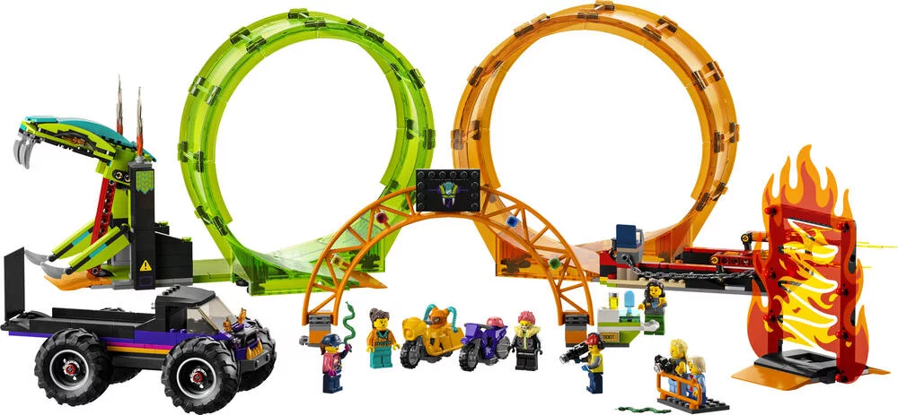 LEGO®CITY 60339 - L’ARENE DE CASCADE AVEC DOUBLE LOOPING