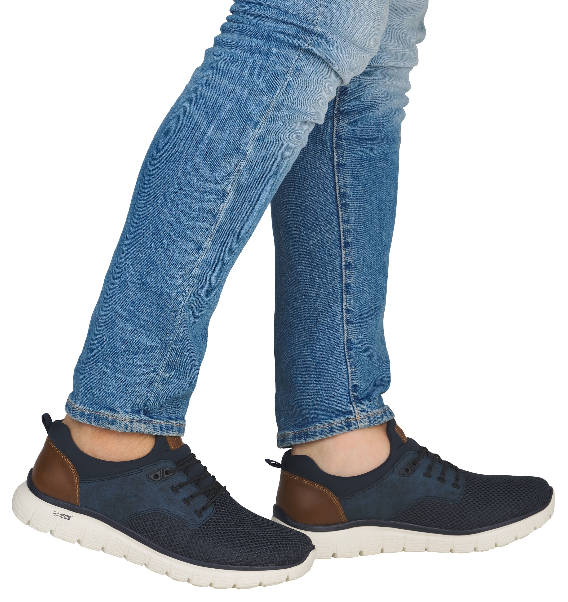 Rieker Slip-On Sneaker  Trekking Sandale, Sommerschuh, Freizeitschuh mit Gummizug