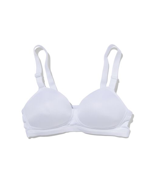 soutien-gorge prothèse préformé sans armatures blanc