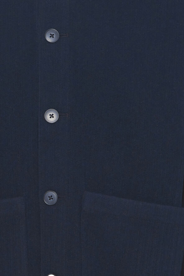 Casual Friday CFASKE structuret wool mix jacket Dark navy
