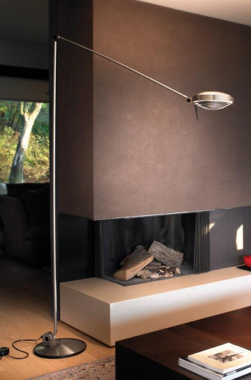 Lumina Elle 2 vloerlamp met dimmer zwart