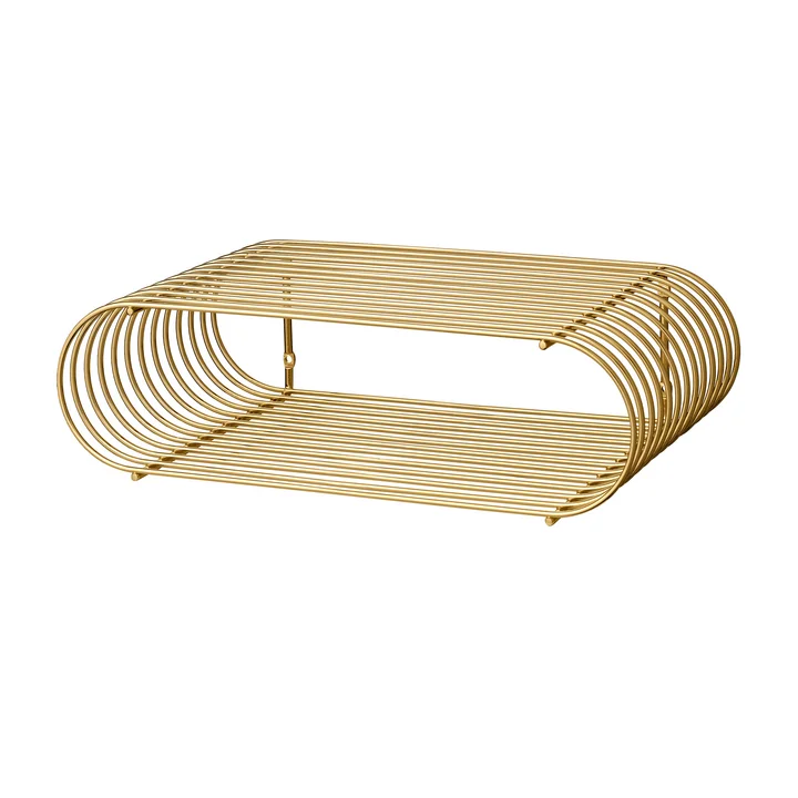 AYTM - Curva Wandregal, 40,4 x 12 cm, schwarz