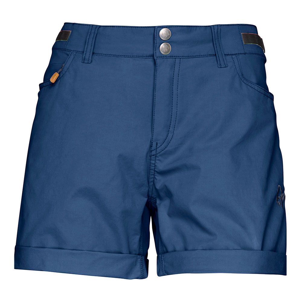 Norrona SVALBARD LIGHT COTTON - Short Femme indigo night