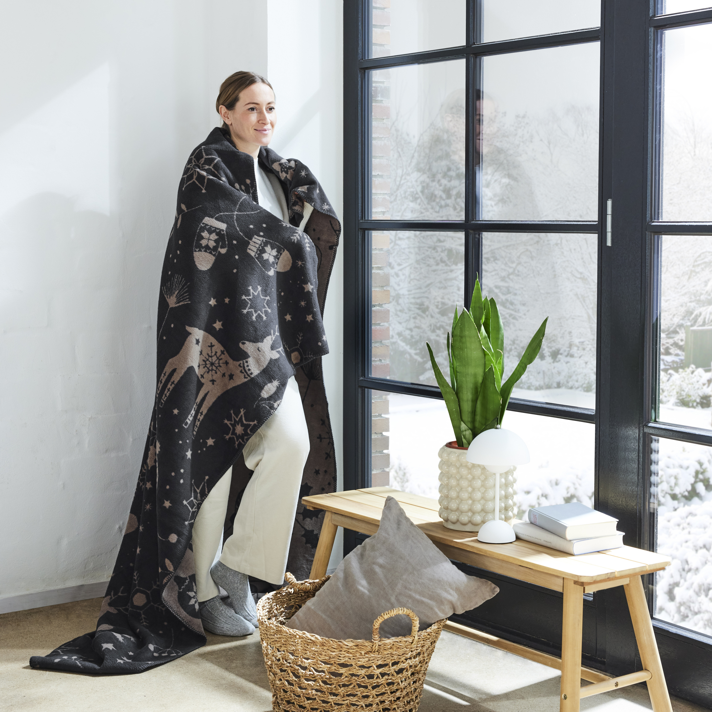 Wohndecke APPENZELL JACQUARD