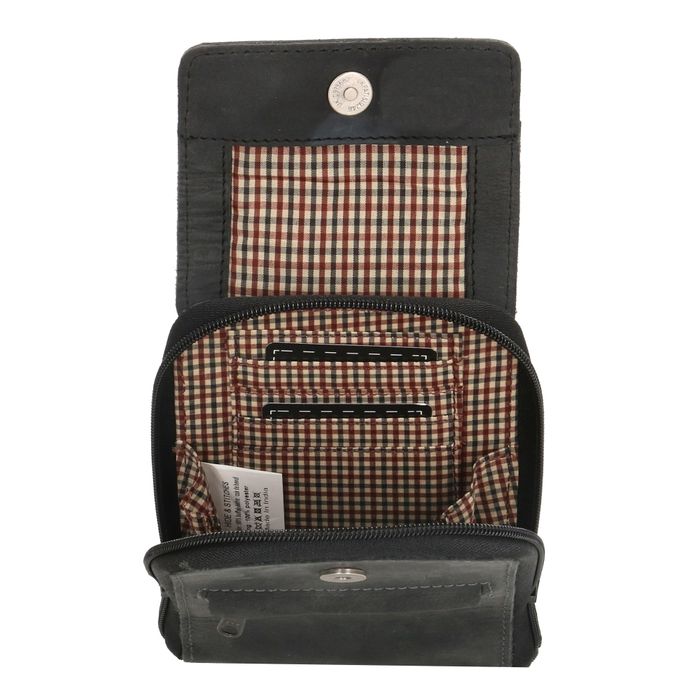 Hide & Stitches Idaho Telefoontasje Zwart