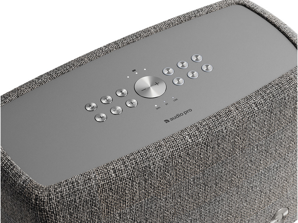 COLUNA WIFI/BT AUDIO PRO A15 CINZA ESCURO
