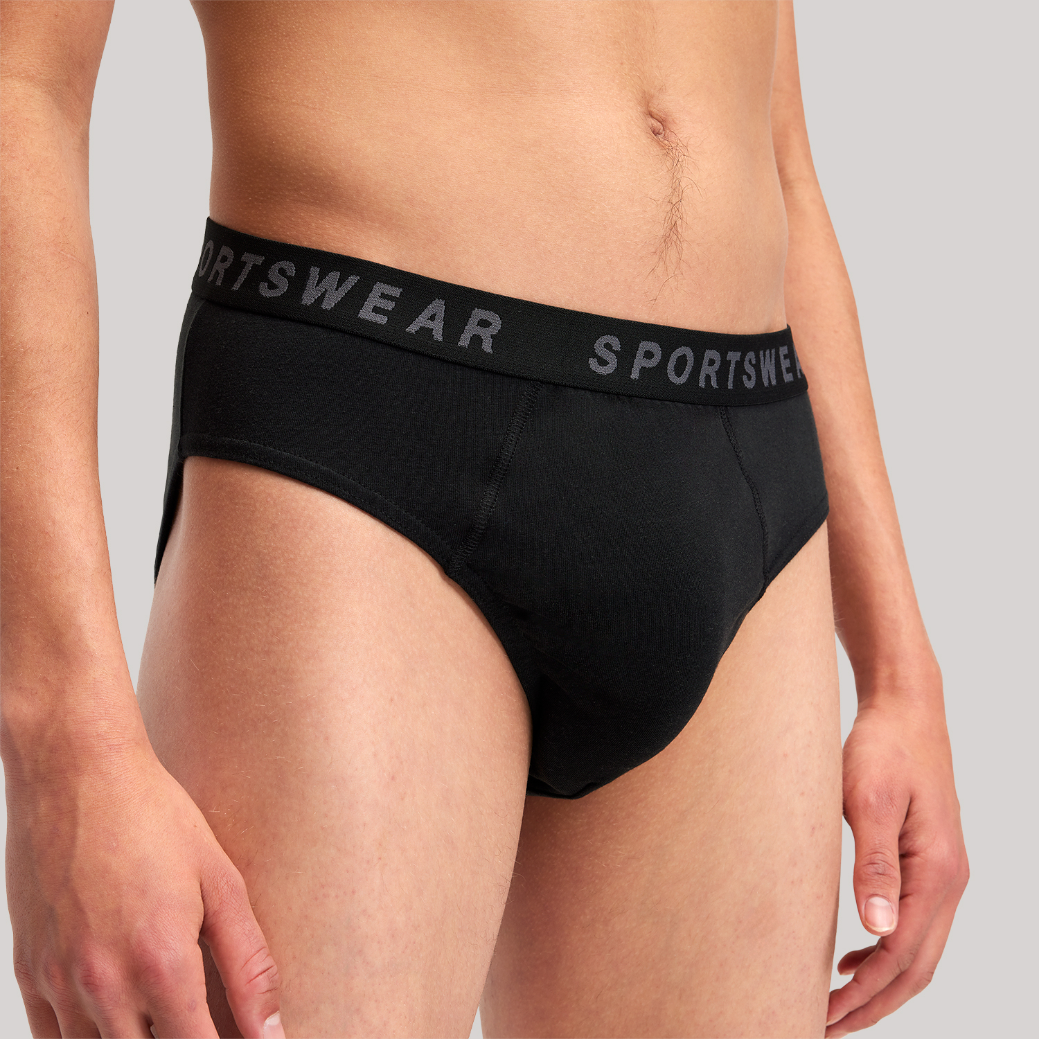 Sportswear Heren slip Stretch  2-Pack Zwart kopen? Goed en goedkoop