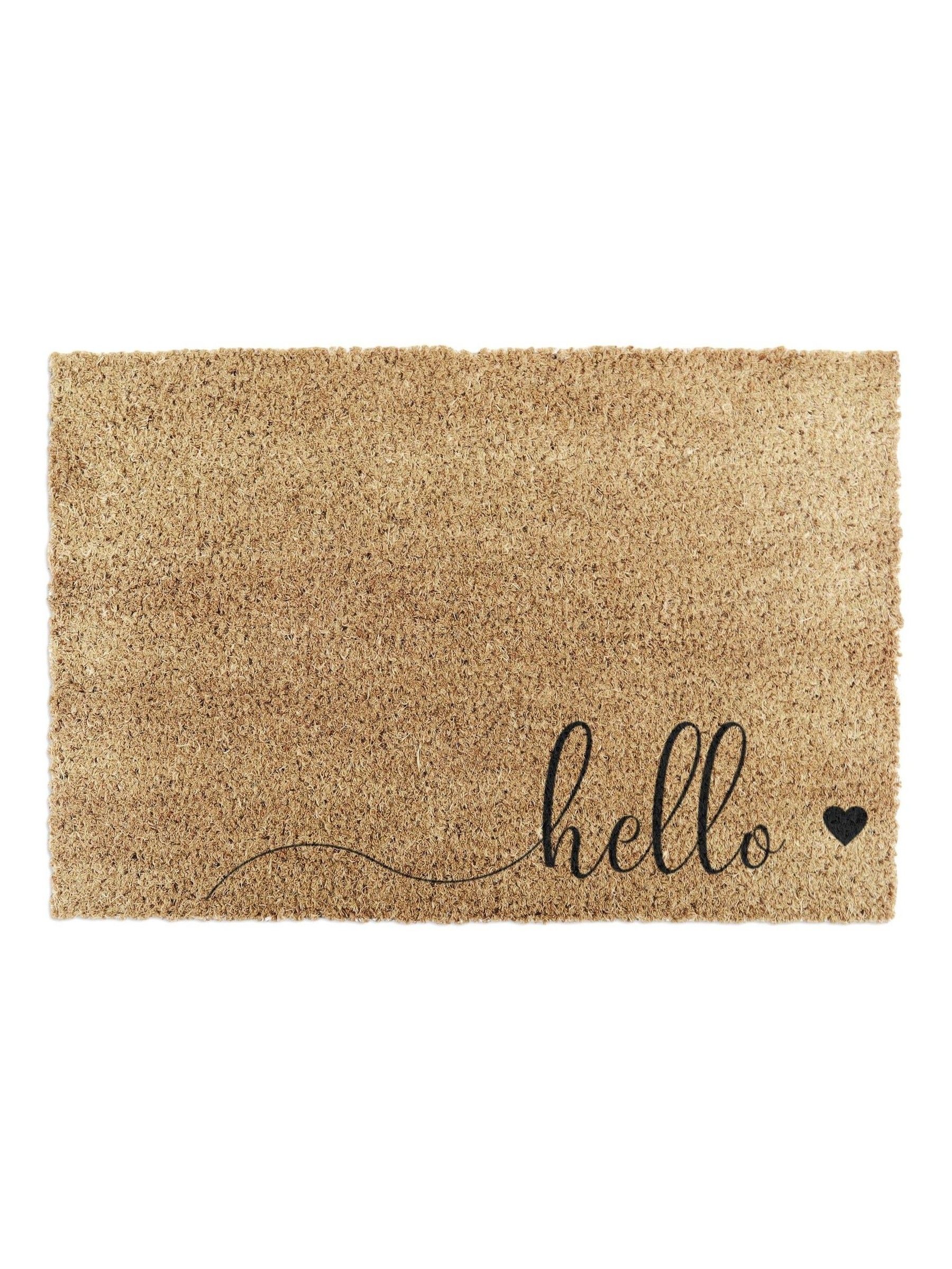 Artsy Mats Hello Scribble Hart Deurmat