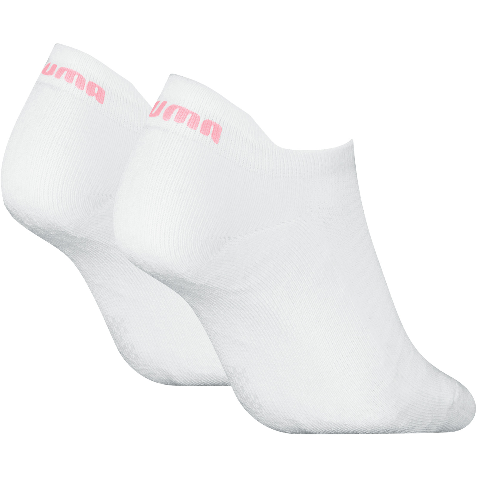 Puma Damen-Sneakersocken Frottesohle, 2 Paar 39-42, weiss
