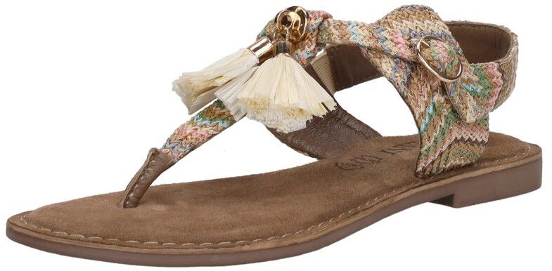 Lazamani Sandalen Plat beige