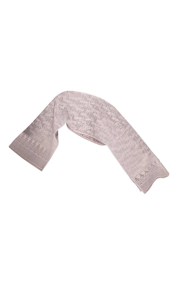 Bleu Layette Haut De Plage Châle Broderie Anglaise