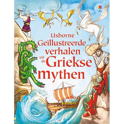 Uitgeverij usborne geïllustreerde verhalen uit de griekse mythen