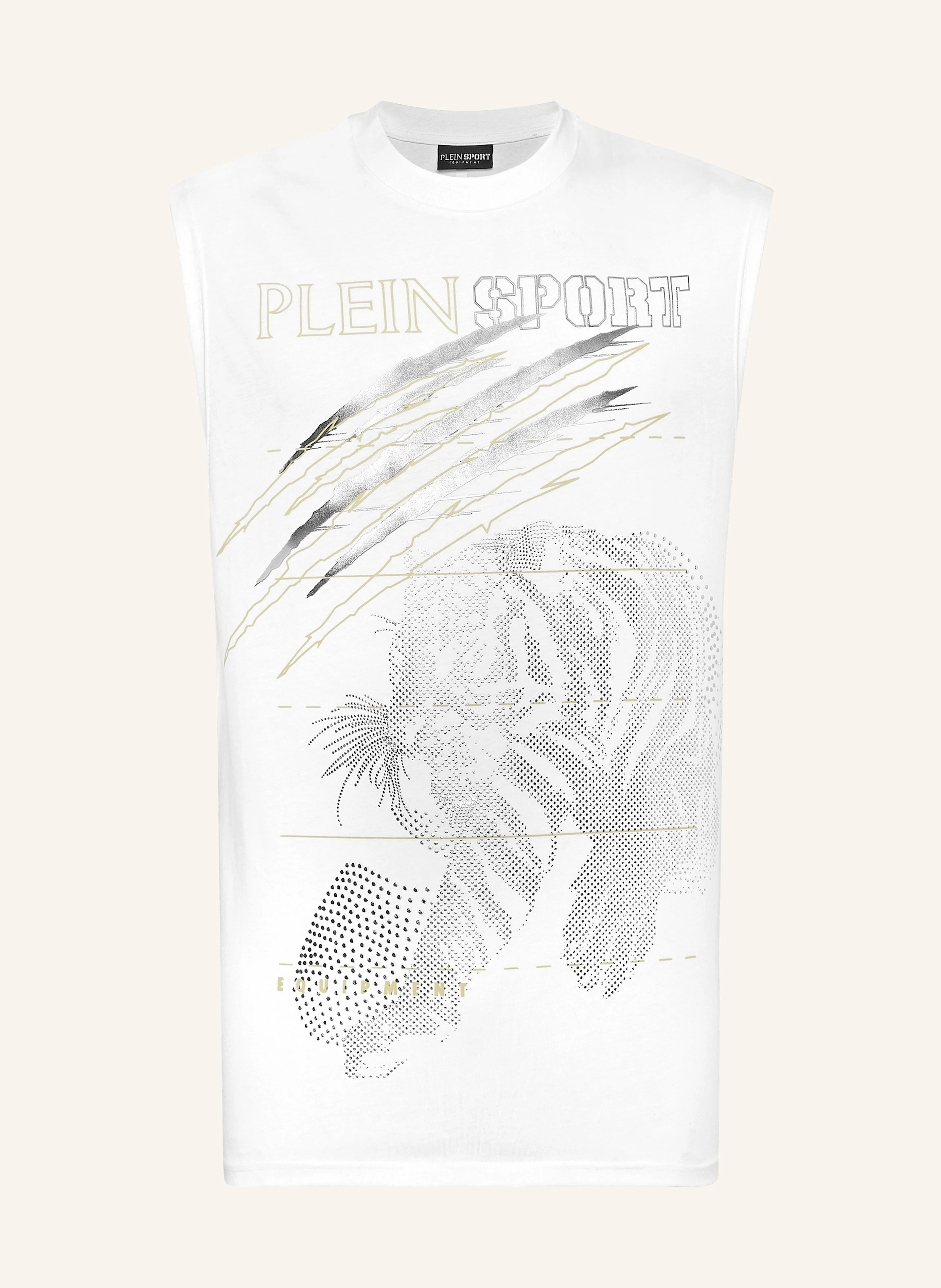 PLEIN SPORT Ärmelloses T-Shirt TIGER
