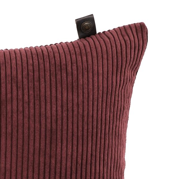 Overseas Rib Kussen - 45 x 45 cm - Smoke